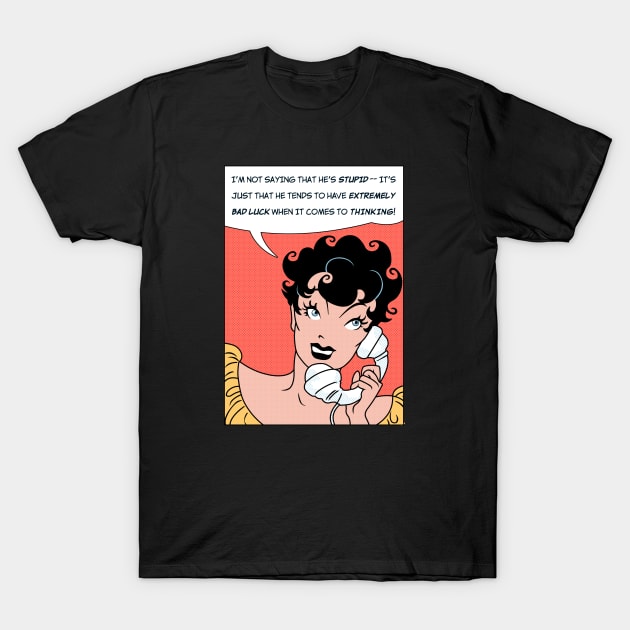 Girl on the Phone T-Shirt by ranxerox79